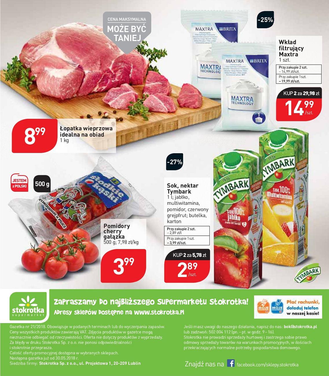 Gazetka promocyjna Stokrotka do 29/05/2018 str.20