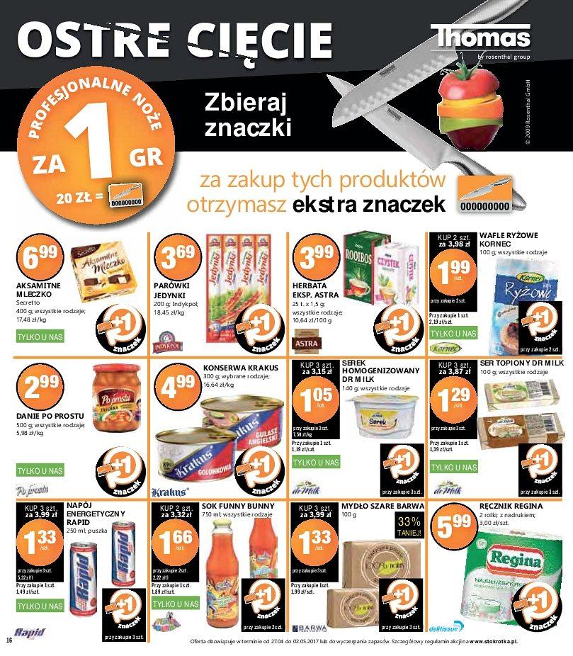 Gazetka promocyjna Stokrotka do 02/05/2017 str.16