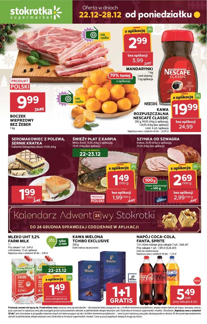 Gazetka promocyjna Stokrotka do 28/12/2025 str.1