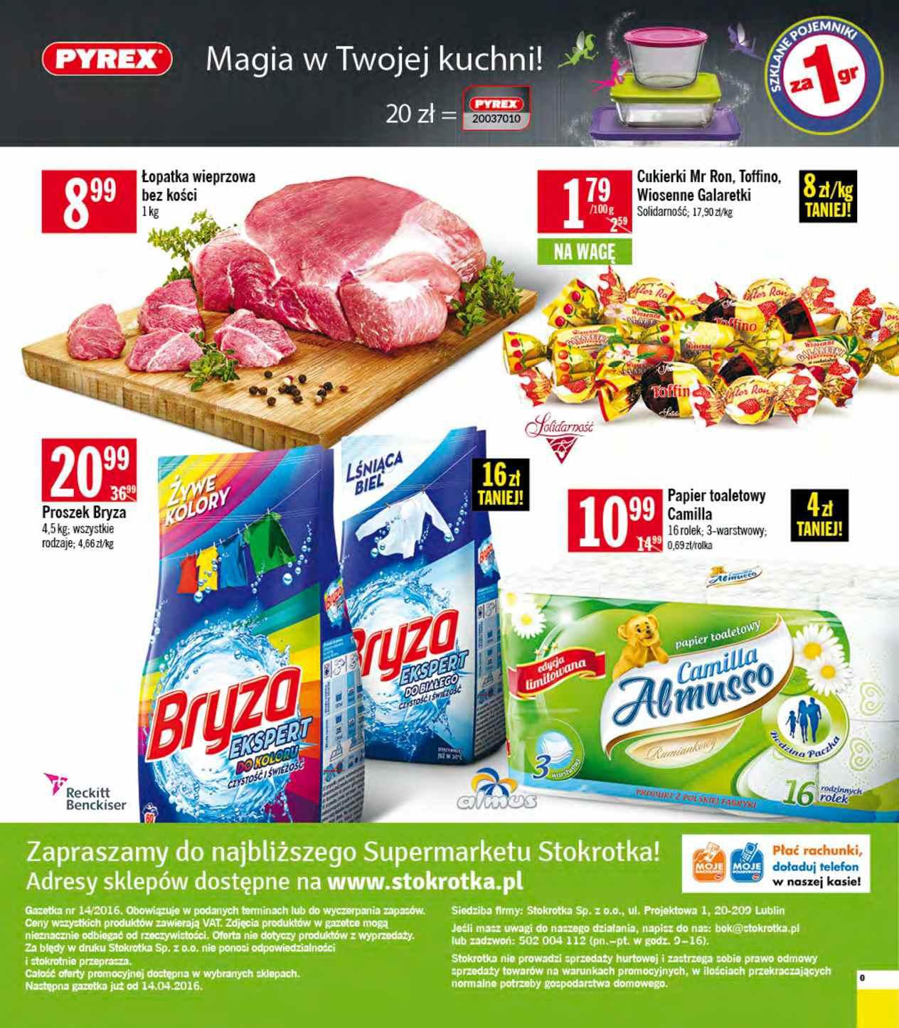 Gazetka promocyjna Stokrotka do 13/04/2016 str.16