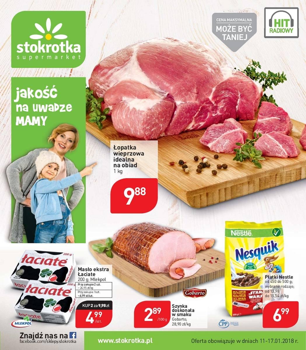 Gazetka promocyjna Stokrotka do 17/01/2018 str.0
