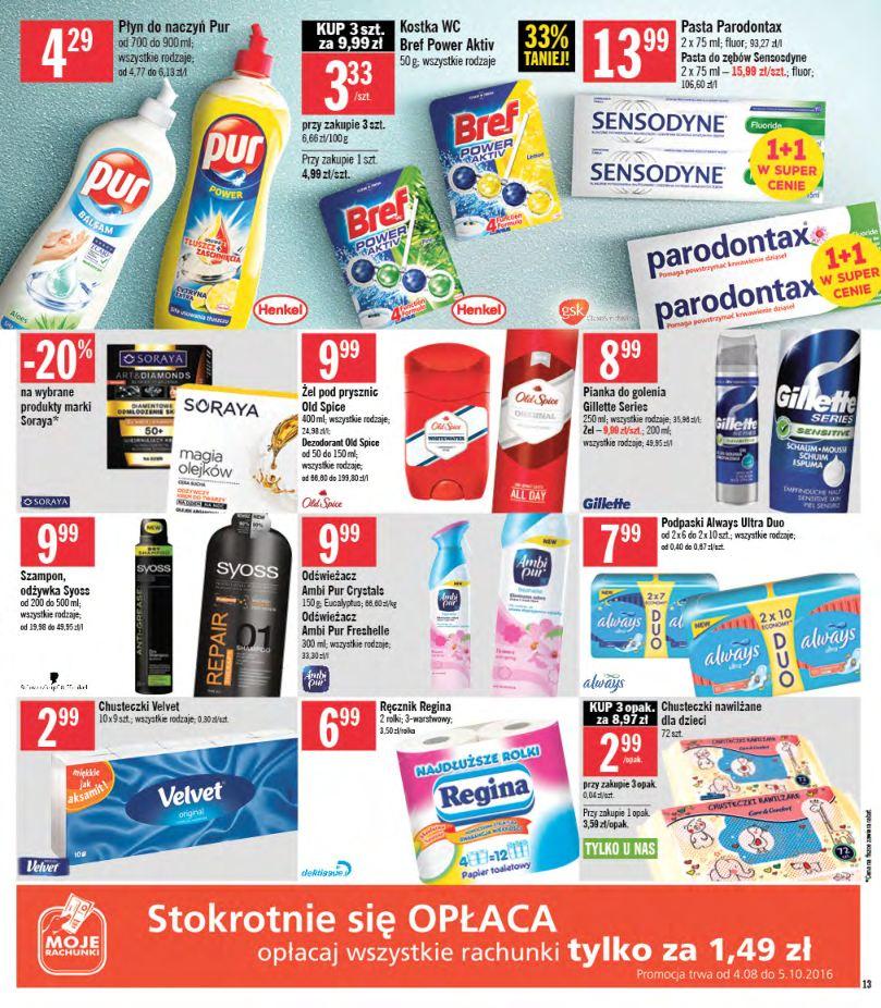 Gazetka promocyjna Stokrotka do 07/09/2016 str.13