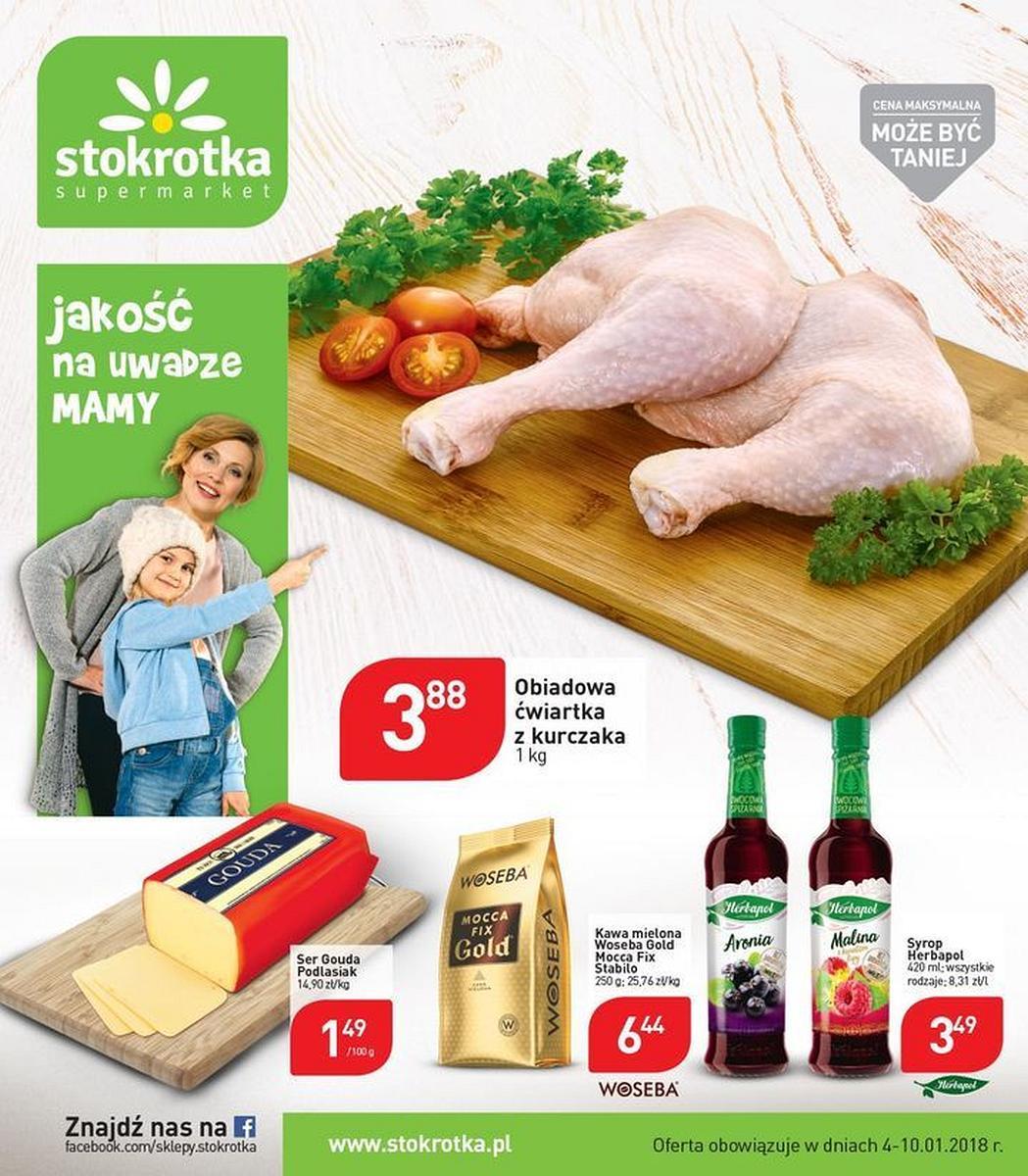 Gazetka promocyjna Stokrotka do 10/01/2018 str.1