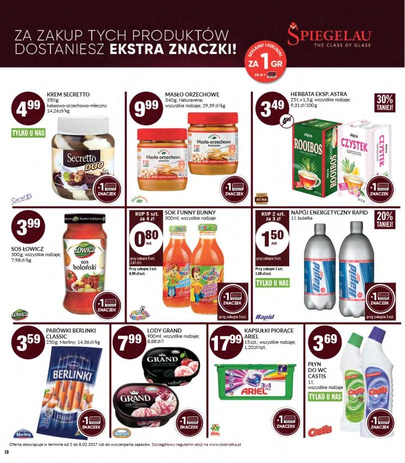 Gazetka promocyjna Stokrotka do 08/02/2017 str.10