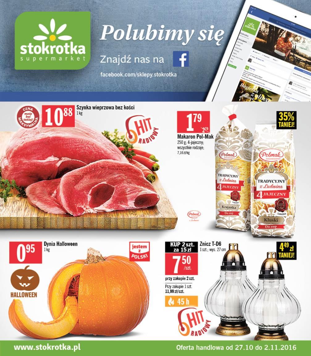 Gazetka promocyjna Stokrotka do 02/11/2016 str.1