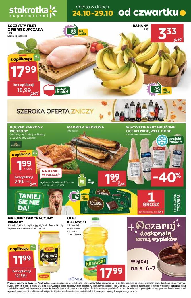 Gazetka promocyjna Stokrotka do 29/10/2024 str.1