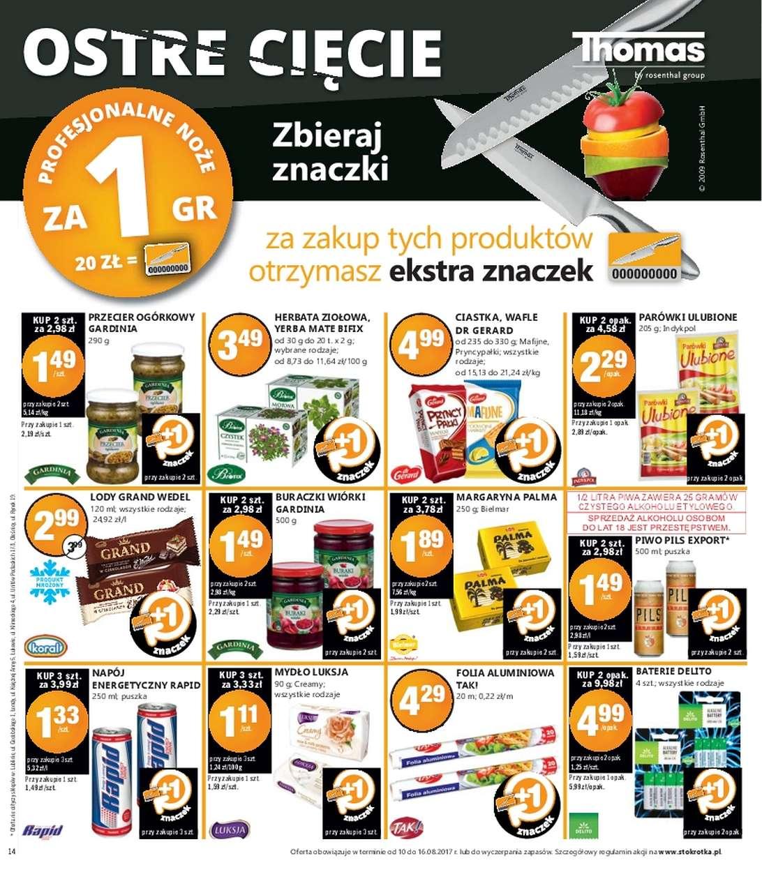 Gazetka promocyjna Stokrotka do 16/08/2017 str.14