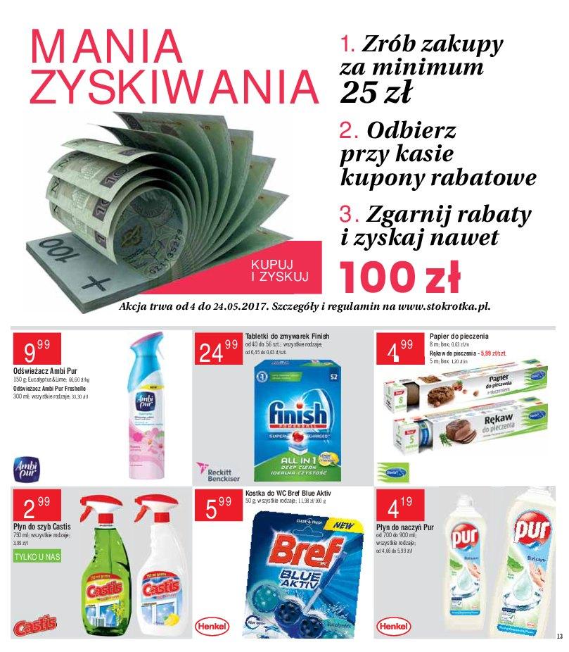 Gazetka promocyjna Stokrotka do 10/05/2017 str.13