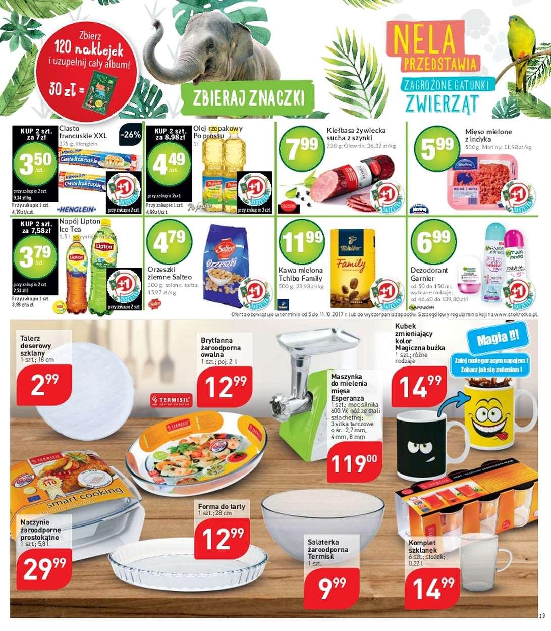 Gazetka promocyjna Stokrotka do 11/10/2017 str.13