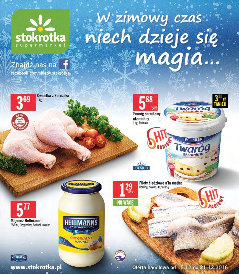 Gazetka promocyjna Stokrotka do 21/12/2016 str.0