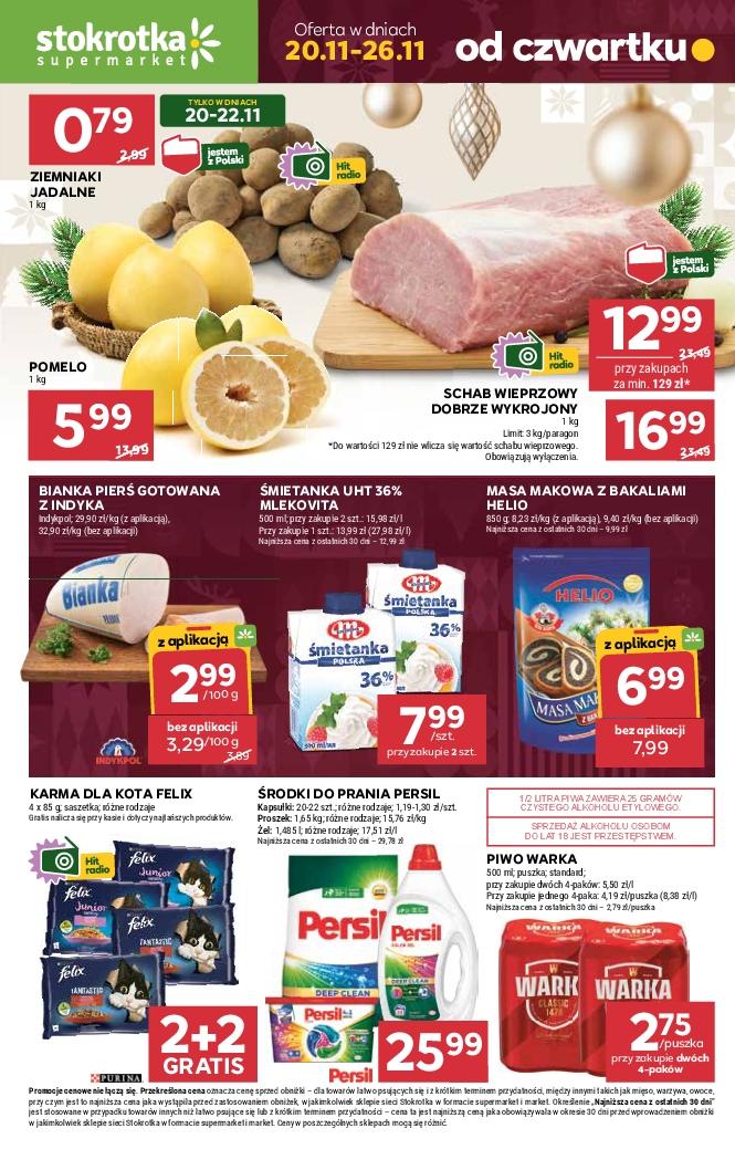 Gazetka promocyjna Stokrotka do 26/11/2025 str.1