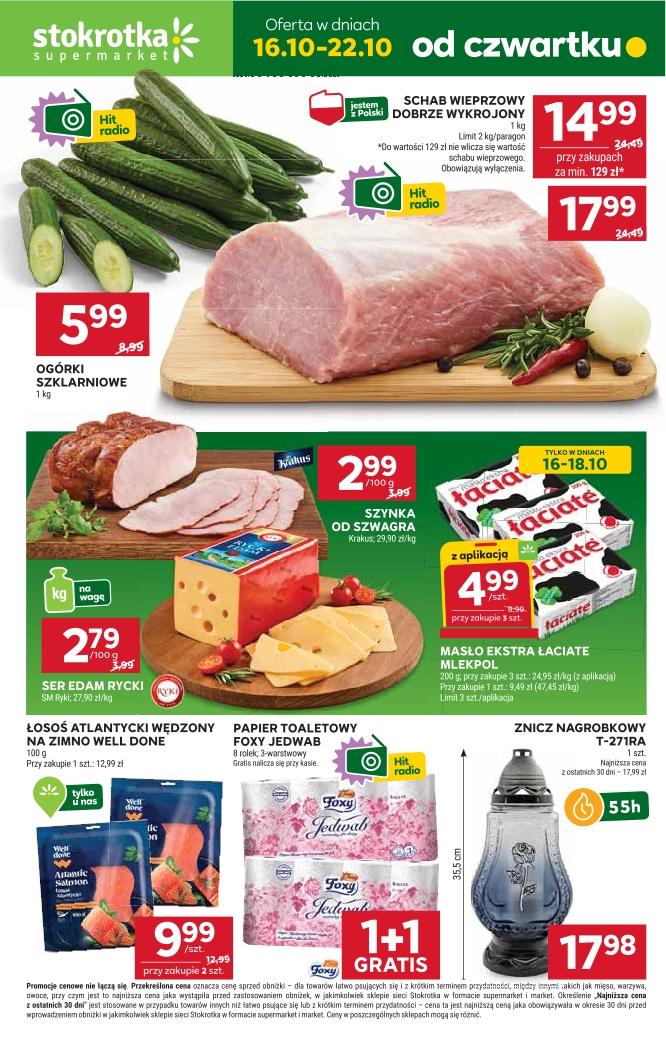 Gazetka promocyjna Stokrotka do 22/10/2025 str.1