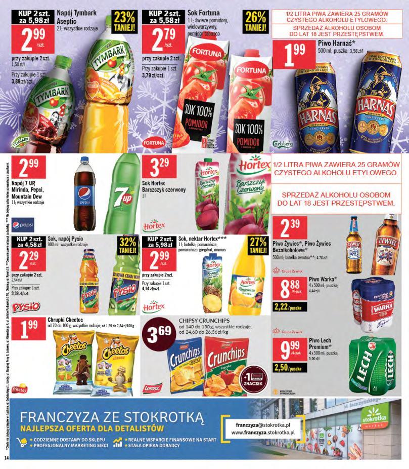 Gazetka promocyjna Stokrotka do 21/12/2016 str.14