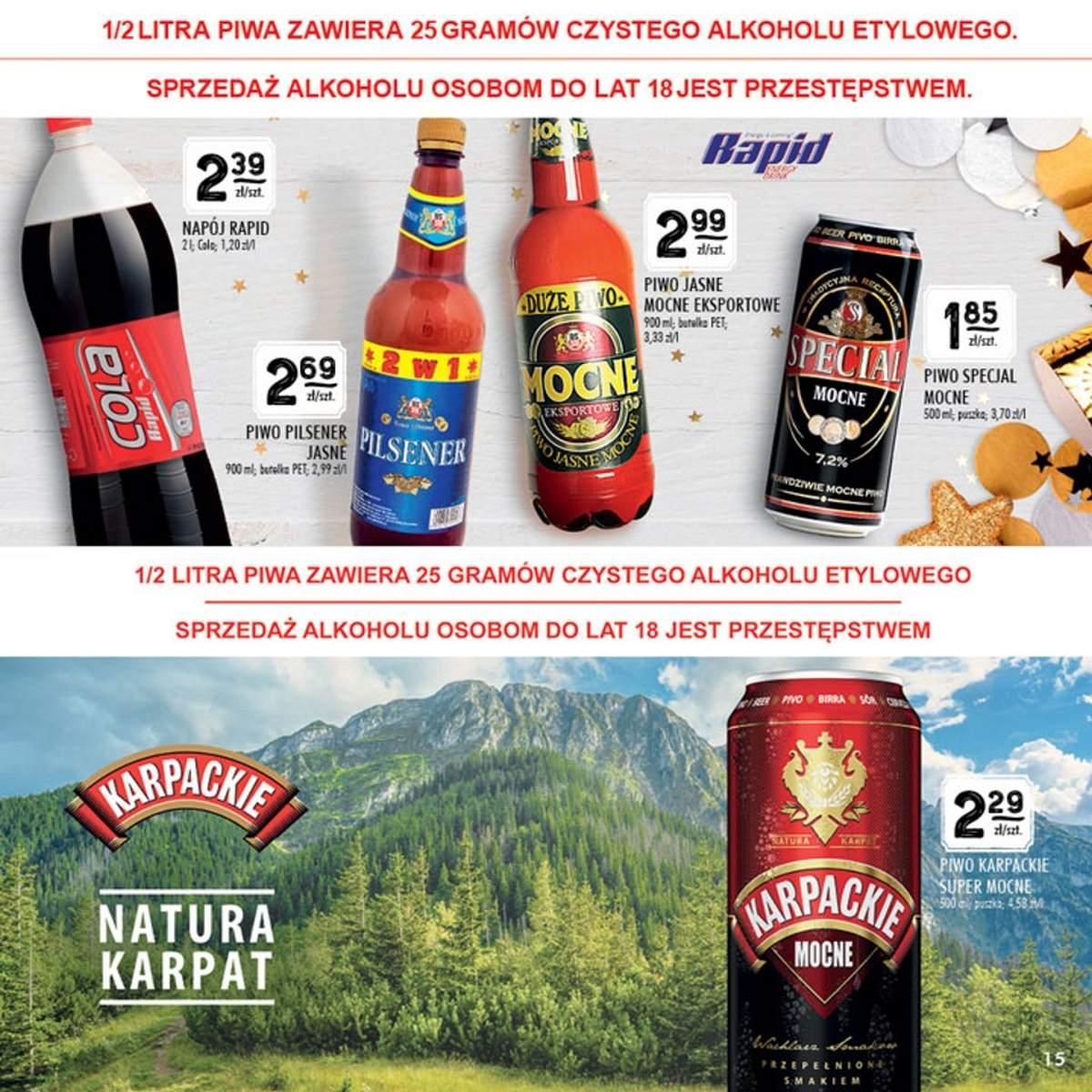 Gazetka promocyjna Stokrotka do 10/01/2018 str.15