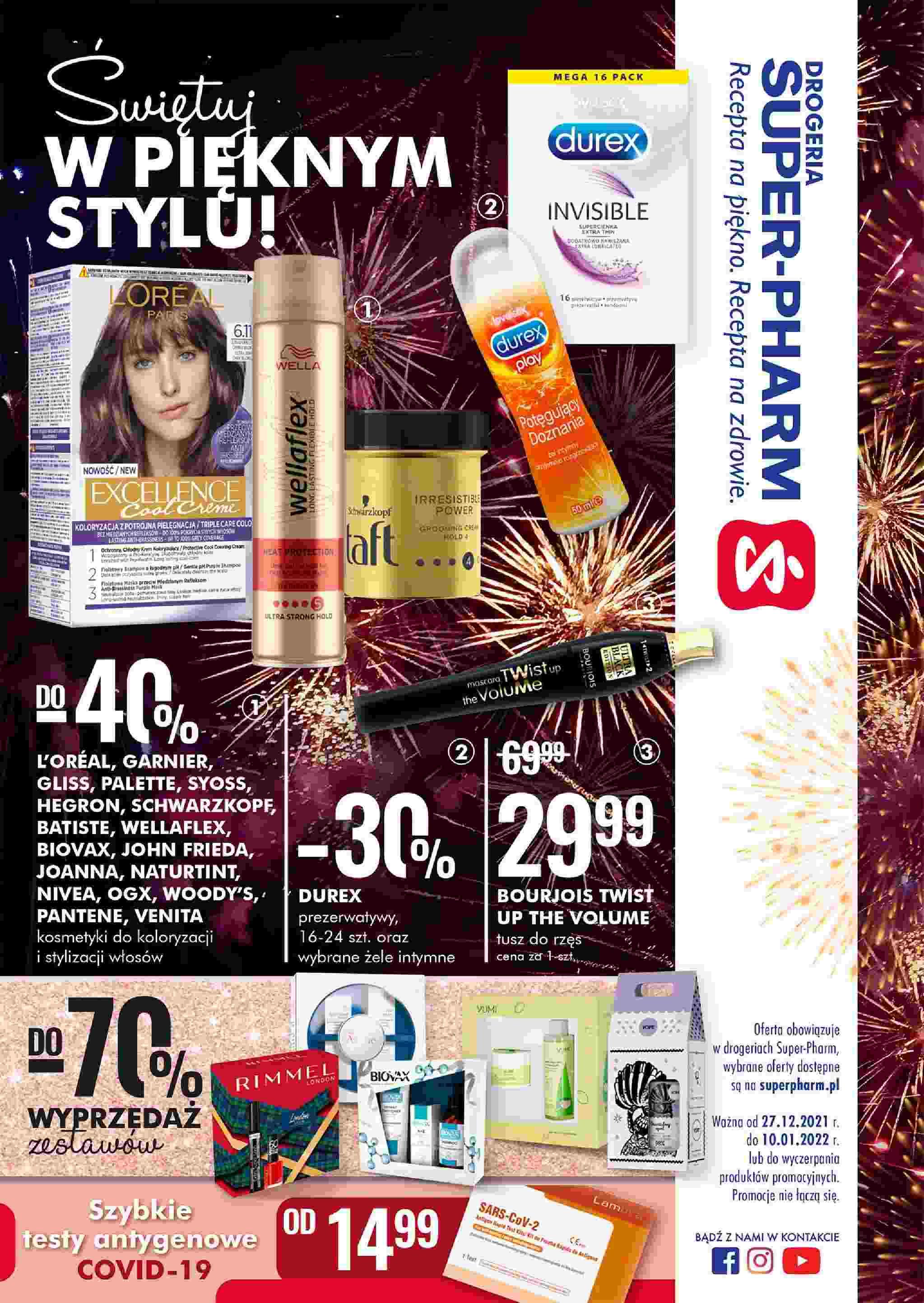 Gazetka promocyjna Superpharm do 10/01/2022 str.1