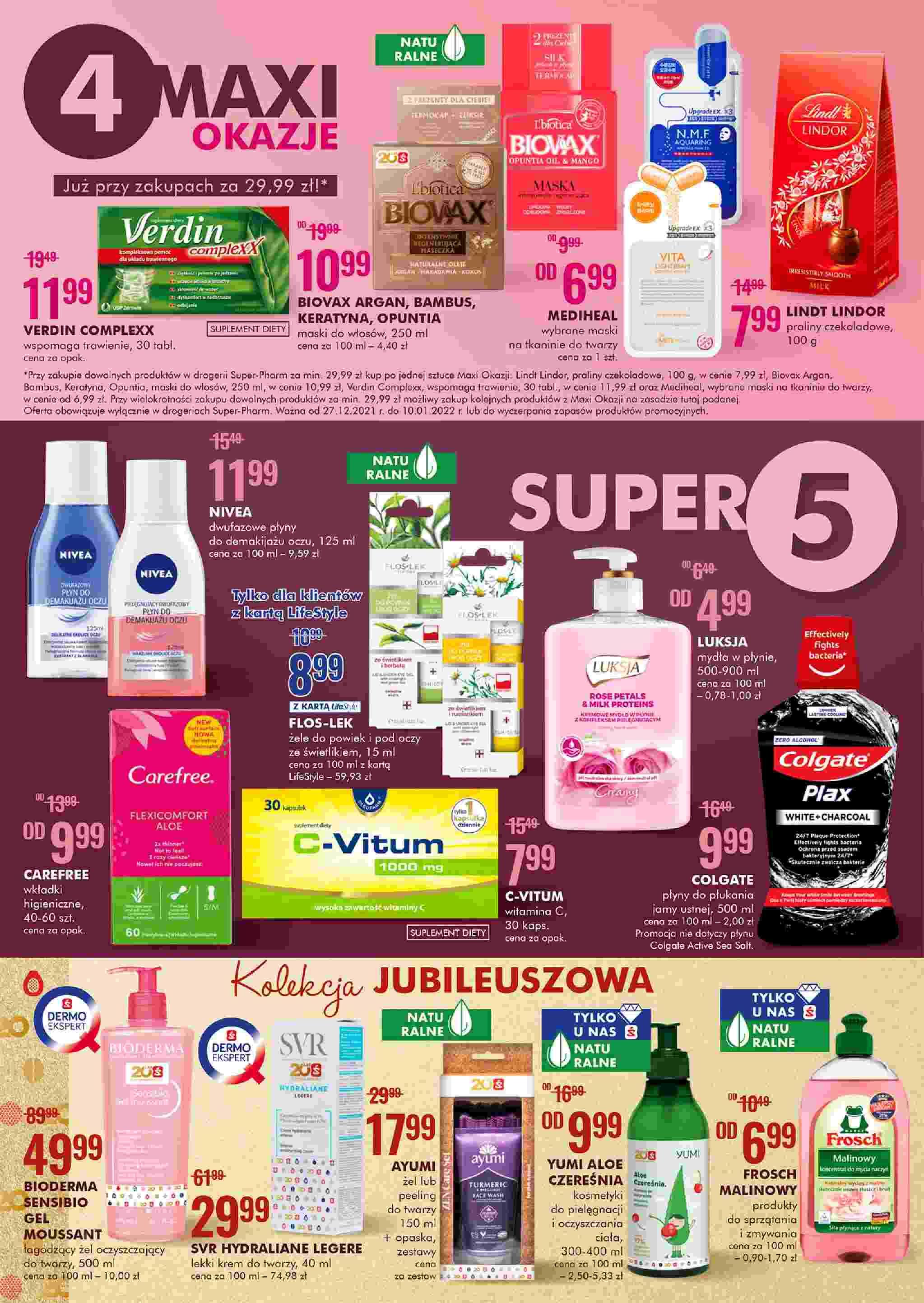 Gazetka promocyjna Superpharm do 10/01/2022 str.2