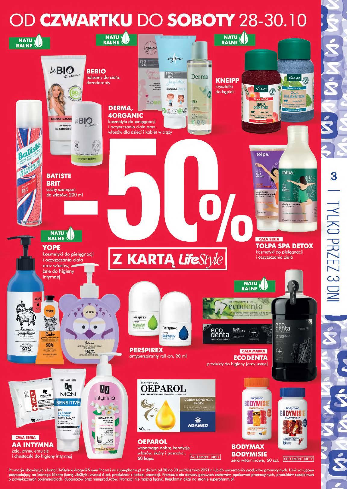 Gazetka promocyjna Superpharm do 30/10/2021 str.3