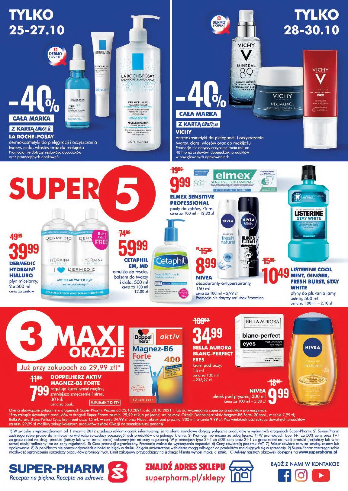 Gazetka promocyjna Superpharm do 30/10/2021 str.12