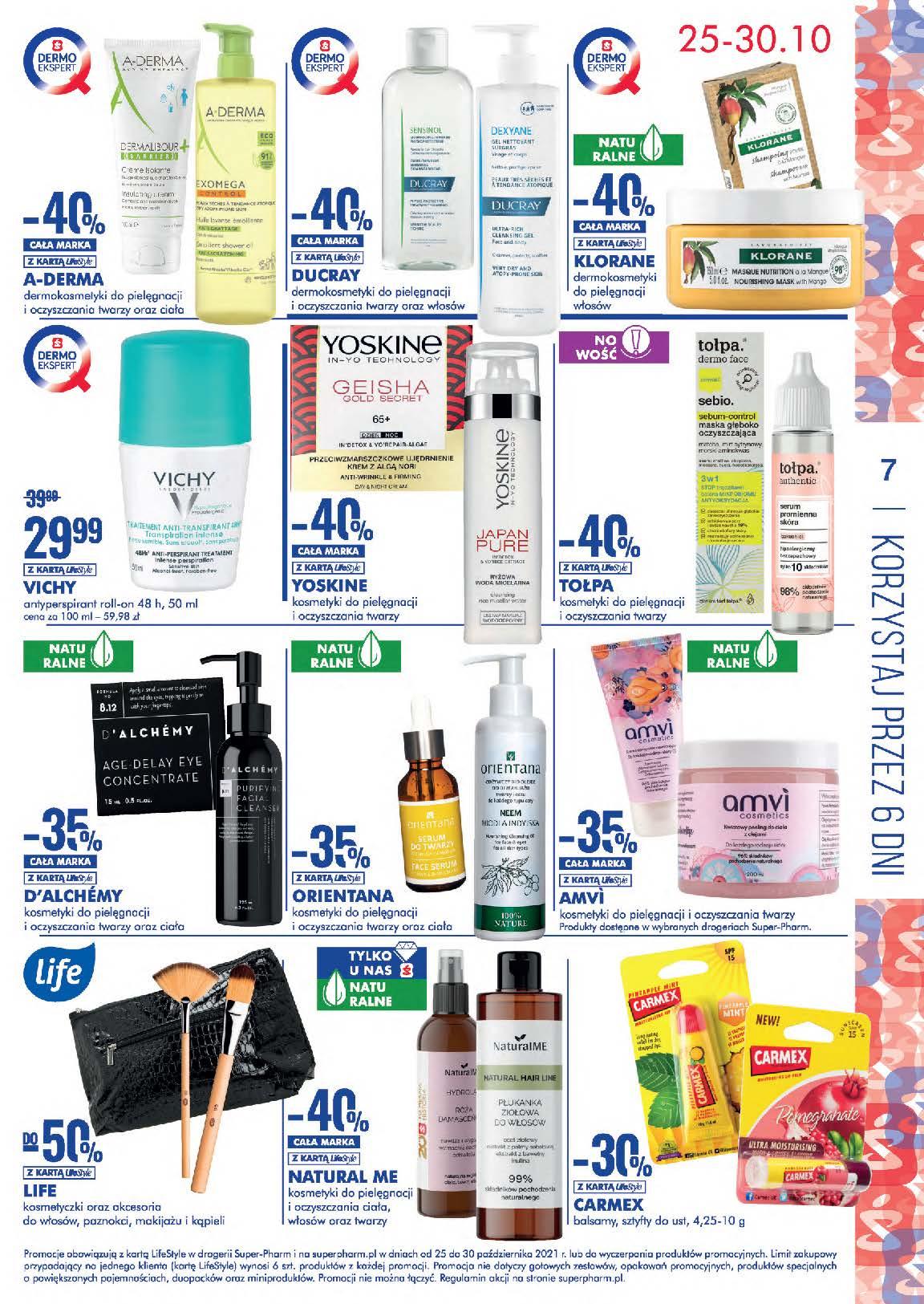 Gazetka promocyjna Superpharm do 30/10/2021 str.7