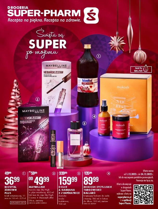 Gazetka promocyjna Superpharm do 24/12/2022 str.1