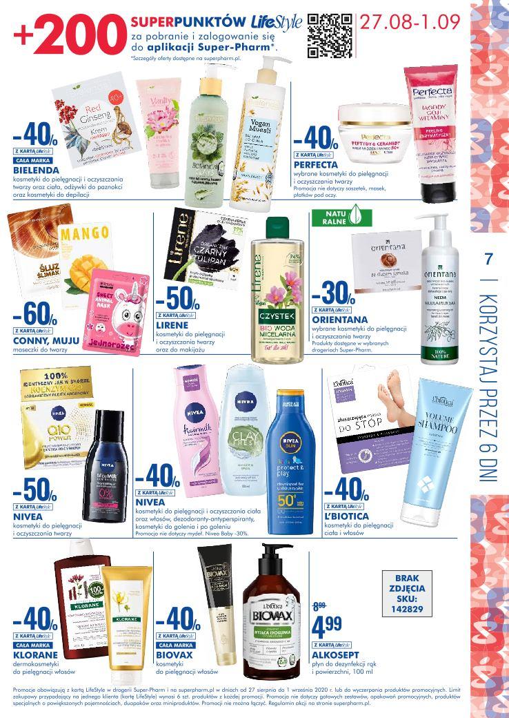 Gazetka promocyjna Superpharm do 01/09/2020 str.7