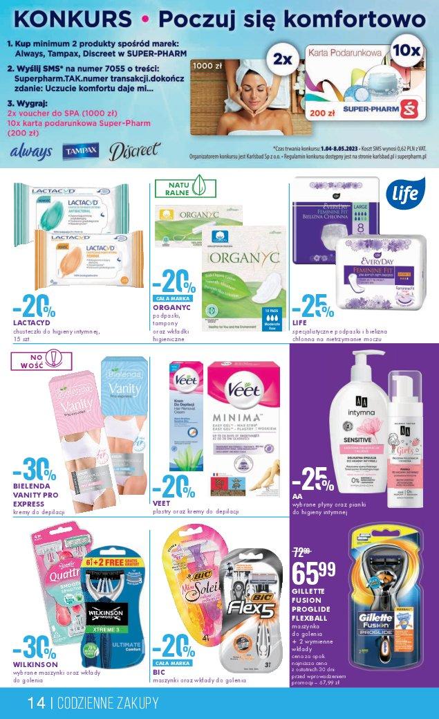 Gazetka promocyjna Superpharm do 16/04/2023 str.14