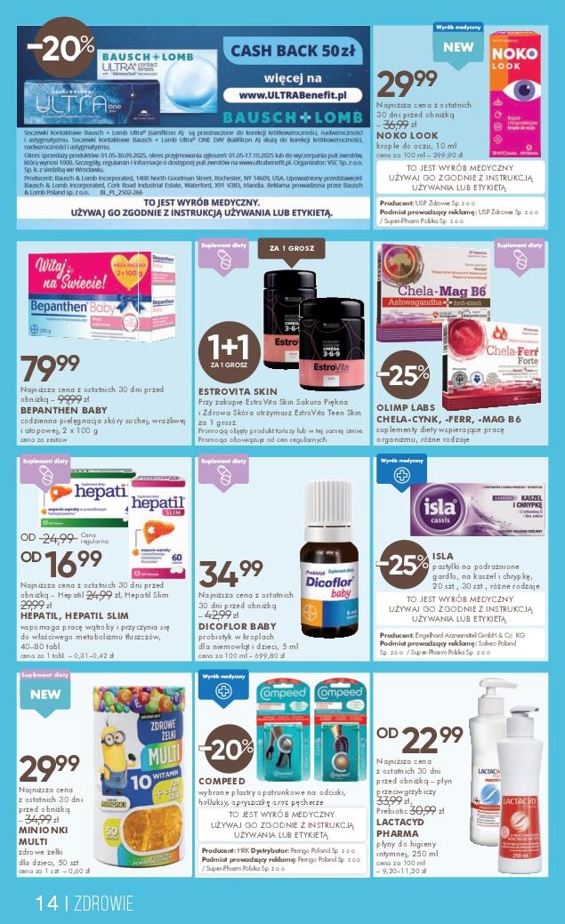 Gazetka promocyjna Superpharm do 14/05/2025 str.14
