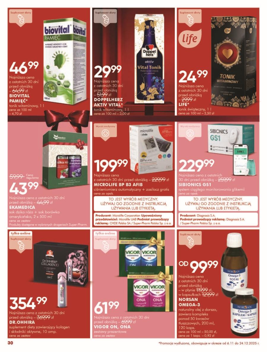 Gazetka promocyjna Superpharm do 24/12/2025 str.30