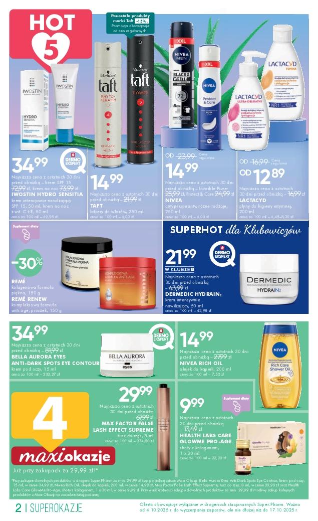 Gazetka promocyjna Superpharm do 17/10/2025 str.2