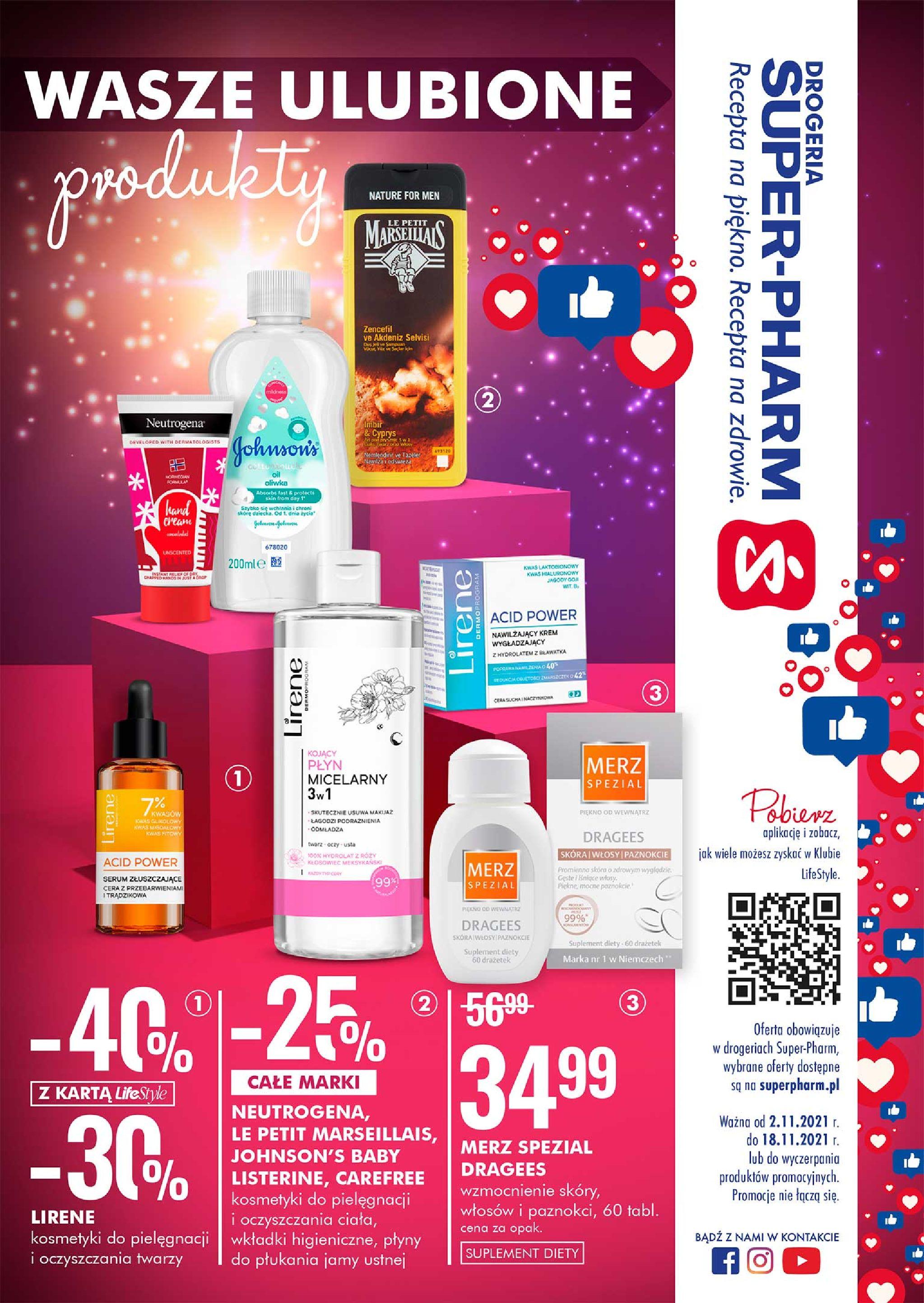 Gazetka promocyjna Superpharm do 12/11/2021 str.1