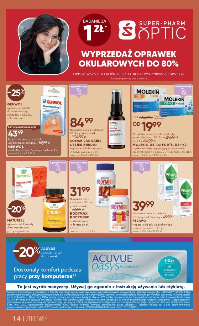 Gazetka promocyjna Superpharm do 28/10/2025 str.14