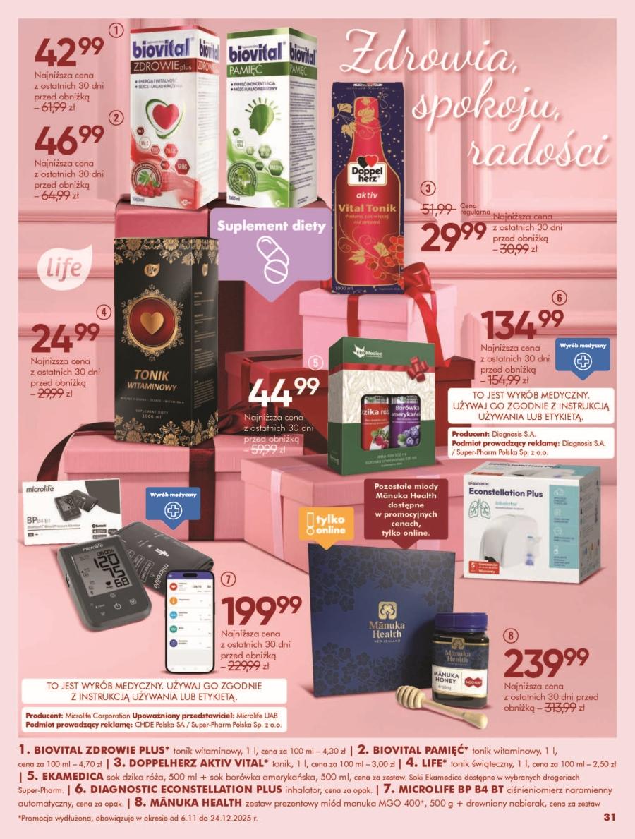 Gazetka promocyjna Superpharm do 30/11/2025 str.31