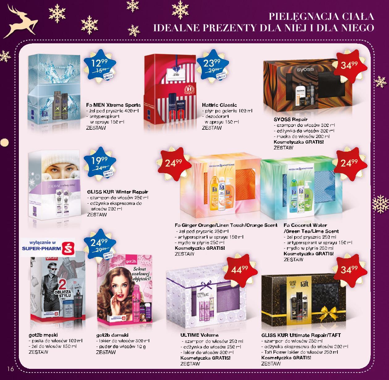 Gazetka promocyjna Superpharm do 24/12/2016 str.16