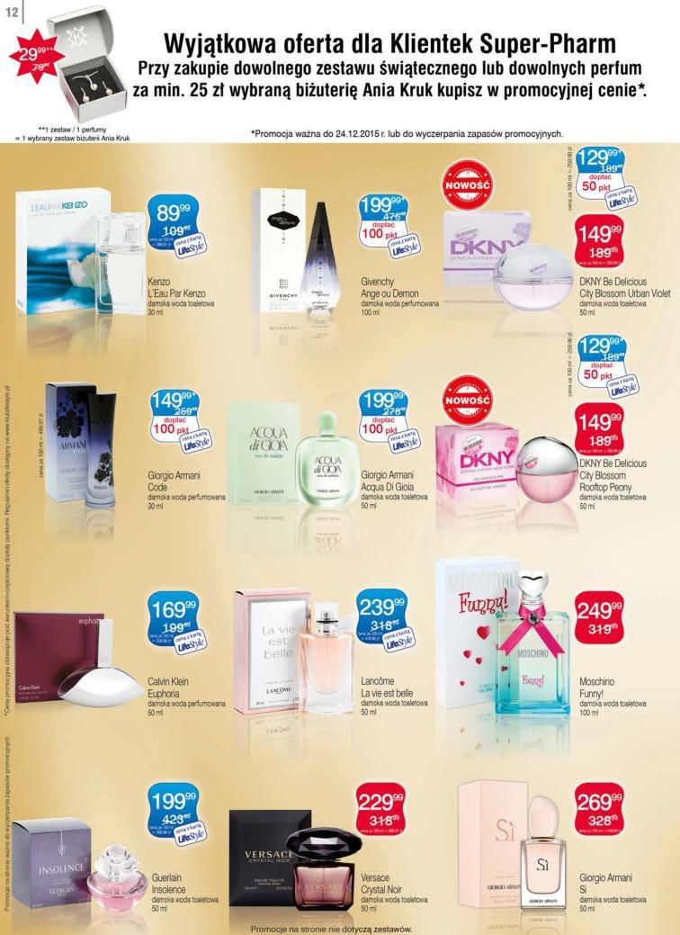 Gazetka promocyjna Superpharm do 26/12/2015 str.12