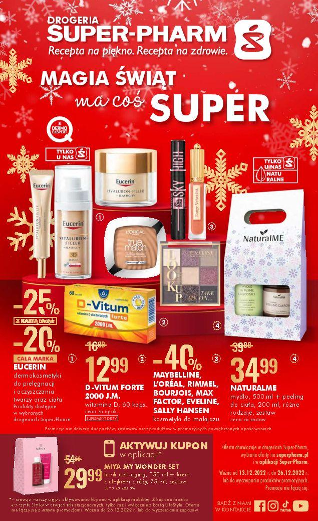Gazetka promocyjna Superpharm do 26/12/2022 str.1