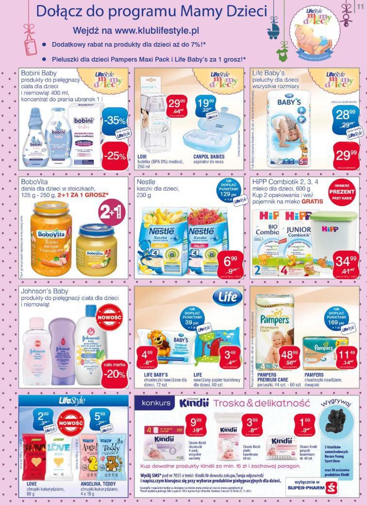 Gazetka promocyjna Superpharm do 25/11/2015 str.11