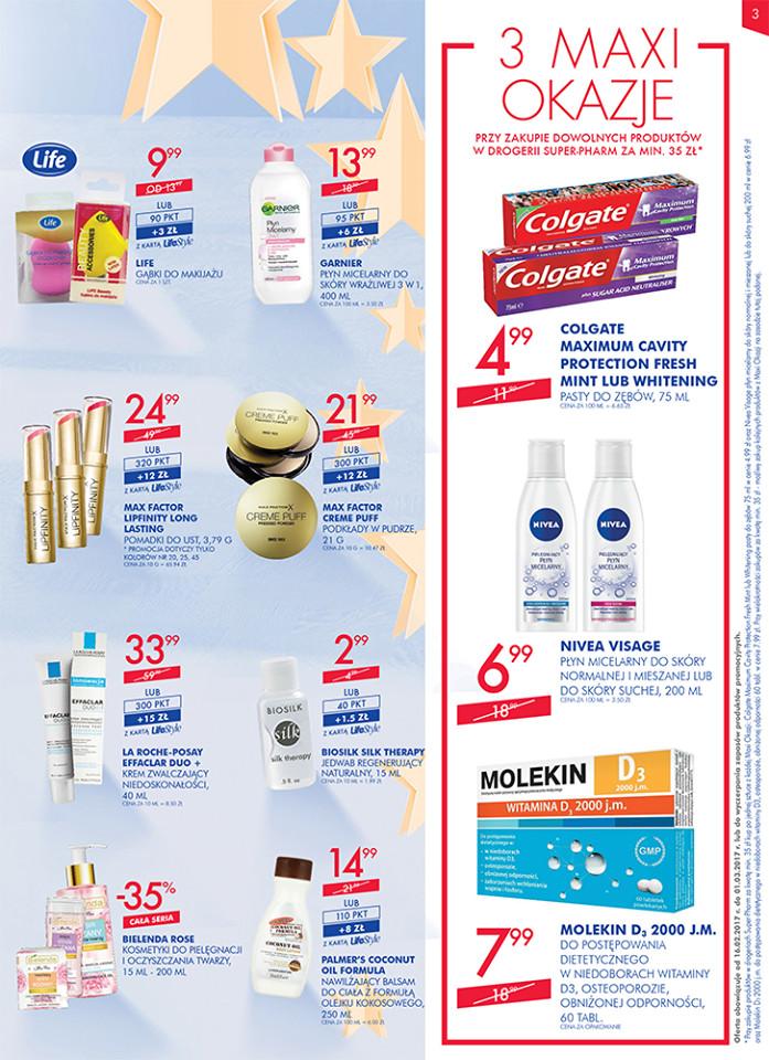 Gazetka promocyjna Superpharm do 01/03/2017 str.3