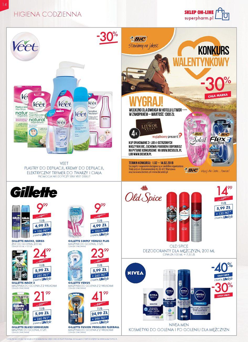 Gazetka promocyjna Superpharm do 14/02/2018 str.14