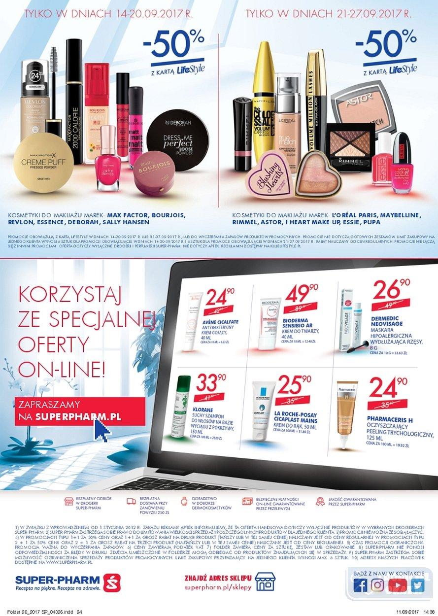 Gazetka promocyjna Superpharm do 27/09/2017 str.24