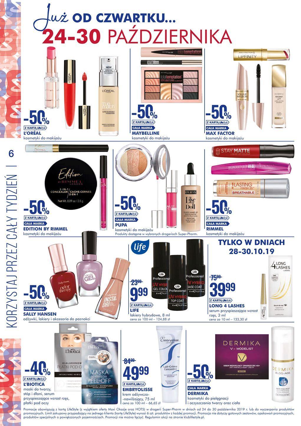 Gazetka promocyjna Superpharm do 30/10/2019 str.6