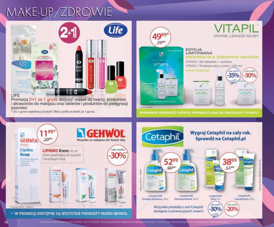 Gazetka promocyjna Superpharm do 31/10/2016 str.16