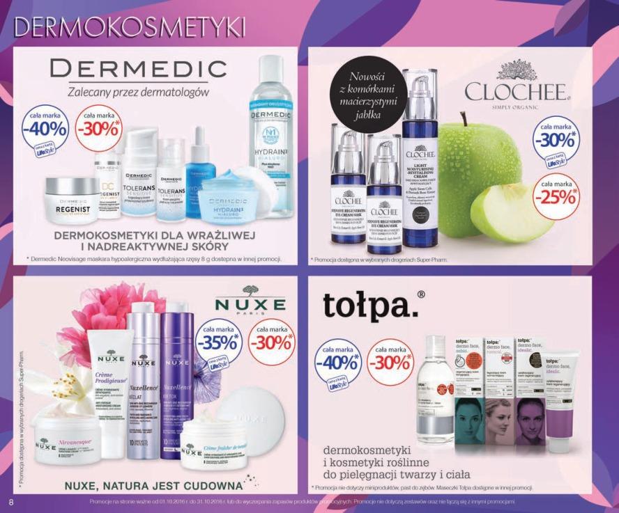 Gazetka promocyjna Superpharm do 31/10/2016 str.8