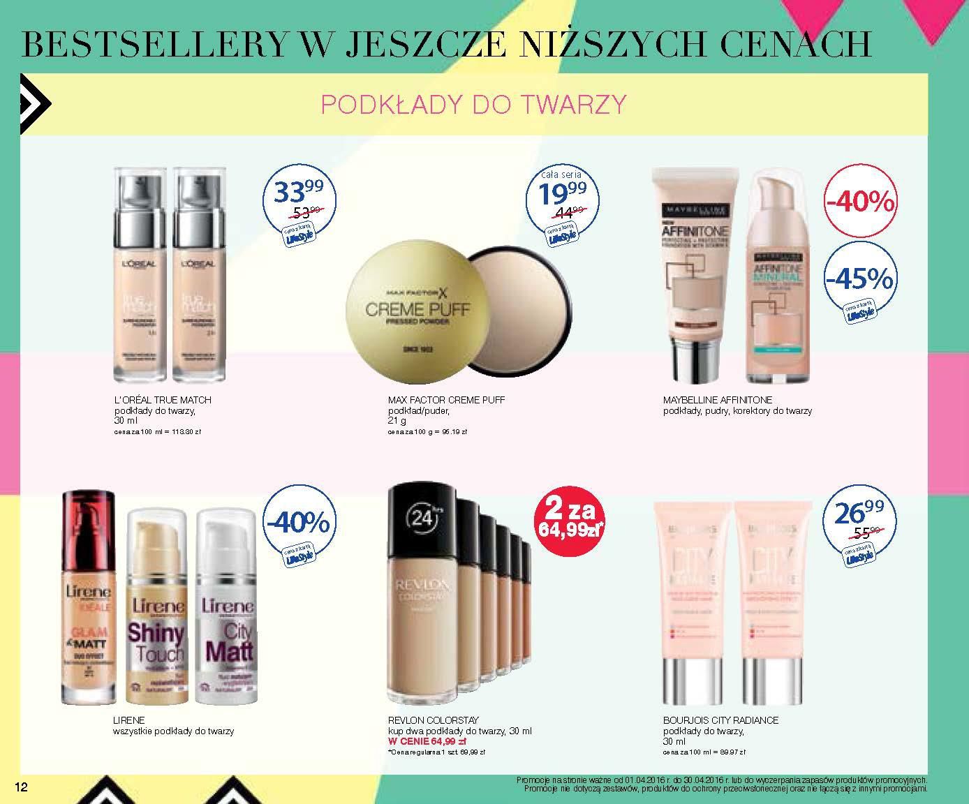 Gazetka promocyjna Superpharm do 30/04/2016 str.12