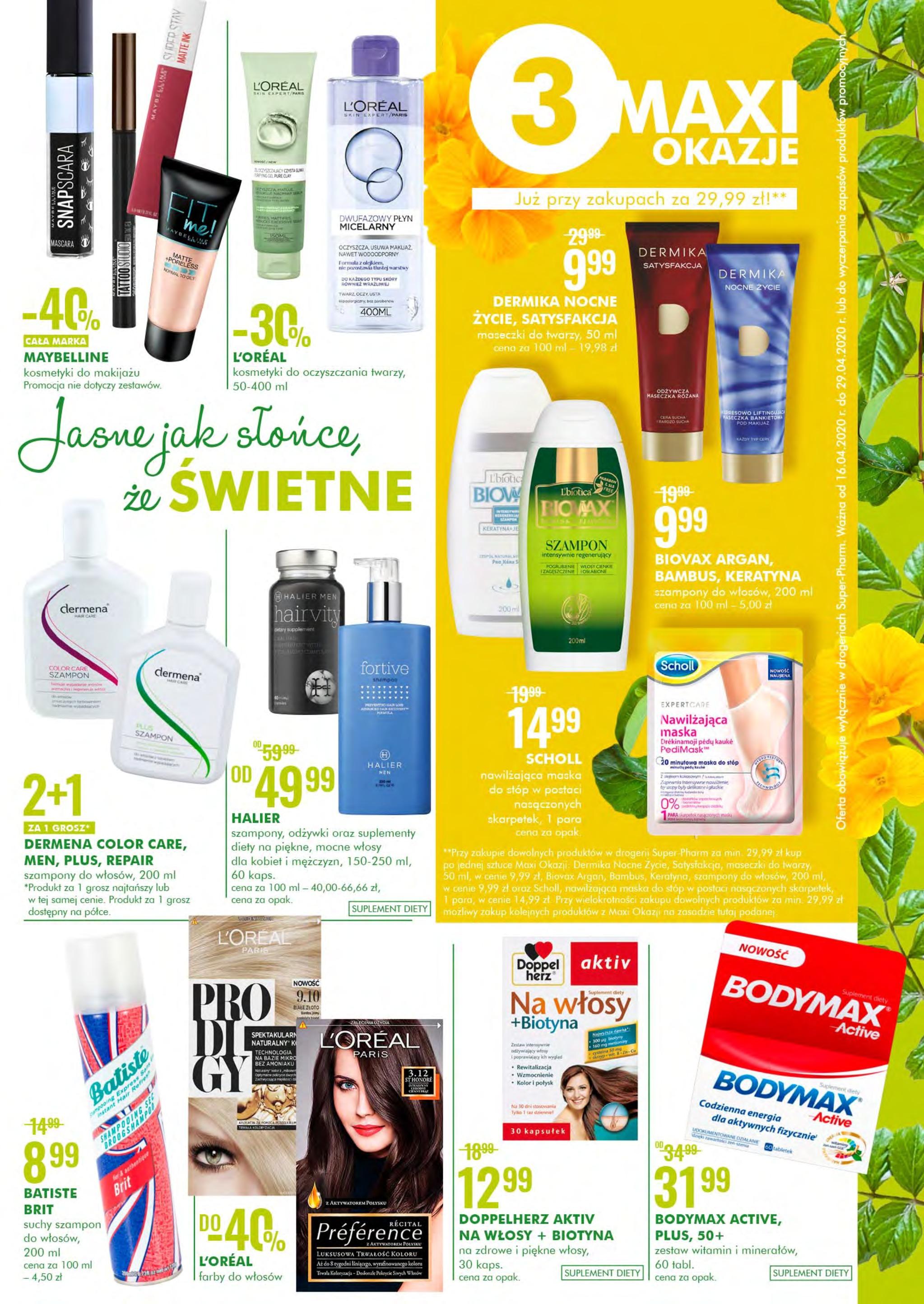 Gazetka promocyjna Superpharm do 29/04/2020 str.3