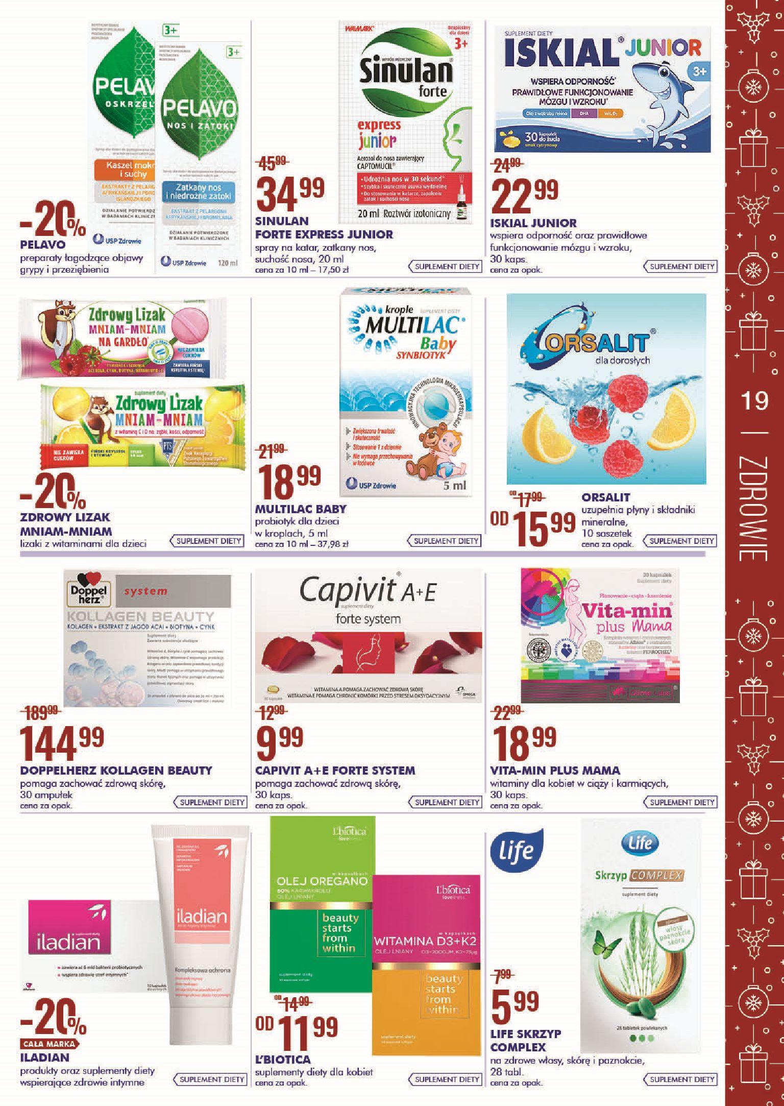 Gazetka promocyjna Superpharm do 11/12/2019 str.19