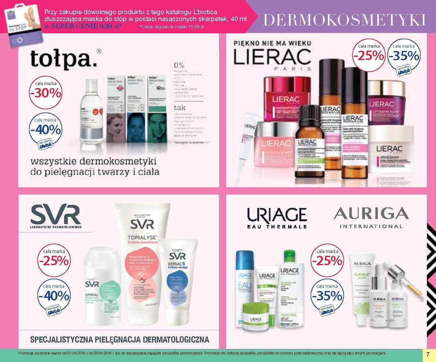 Gazetka promocyjna Superpharm do 30/04/2016 str.7