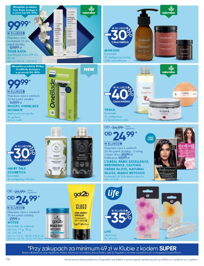 Gazetka promocyjna Superpharm do 13/07/2025 str.16