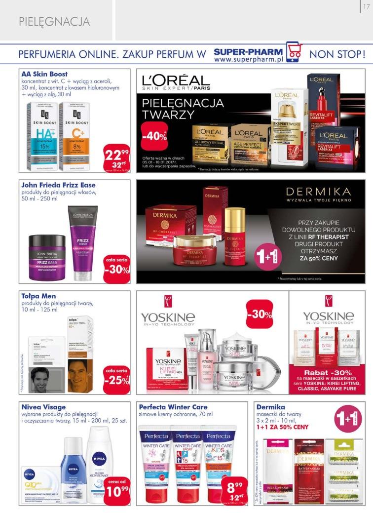 Gazetka promocyjna Superpharm do 18/01/2017 str.17