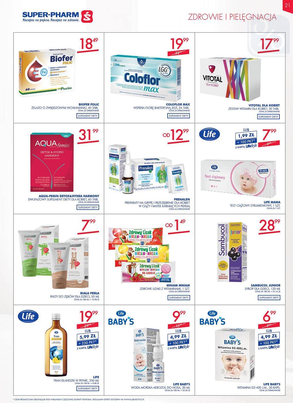 Gazetka promocyjna Superpharm do 04/04/2018 str.21
