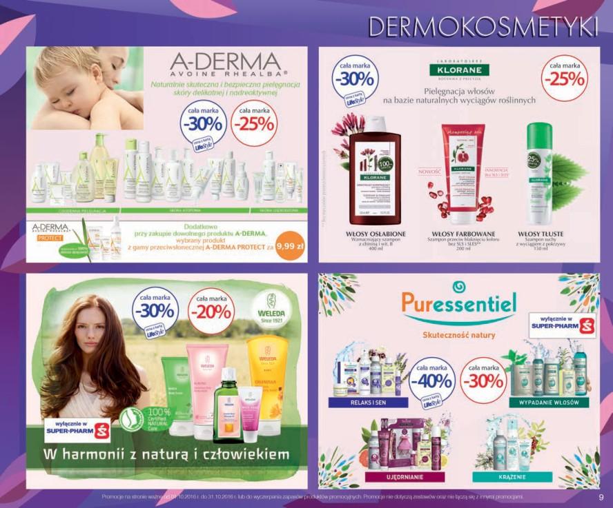Gazetka promocyjna Superpharm do 31/10/2016 str.9